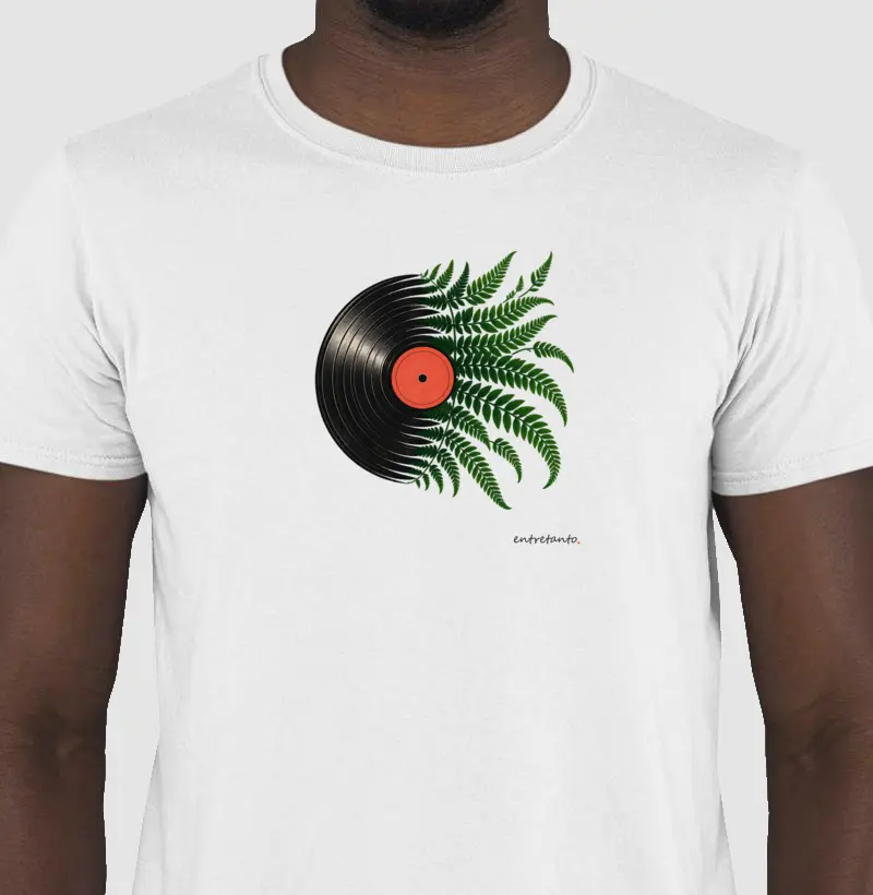 Camiseta Disco Botânico 