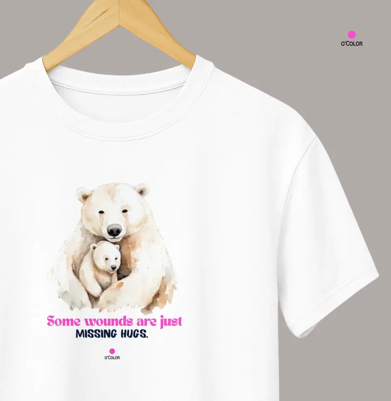 Algumas feridas são apenas falta de abraço.