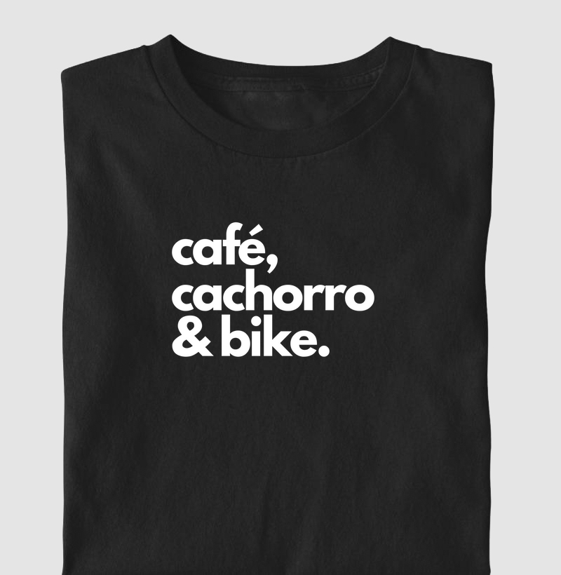 Café, Cachorro e Bike