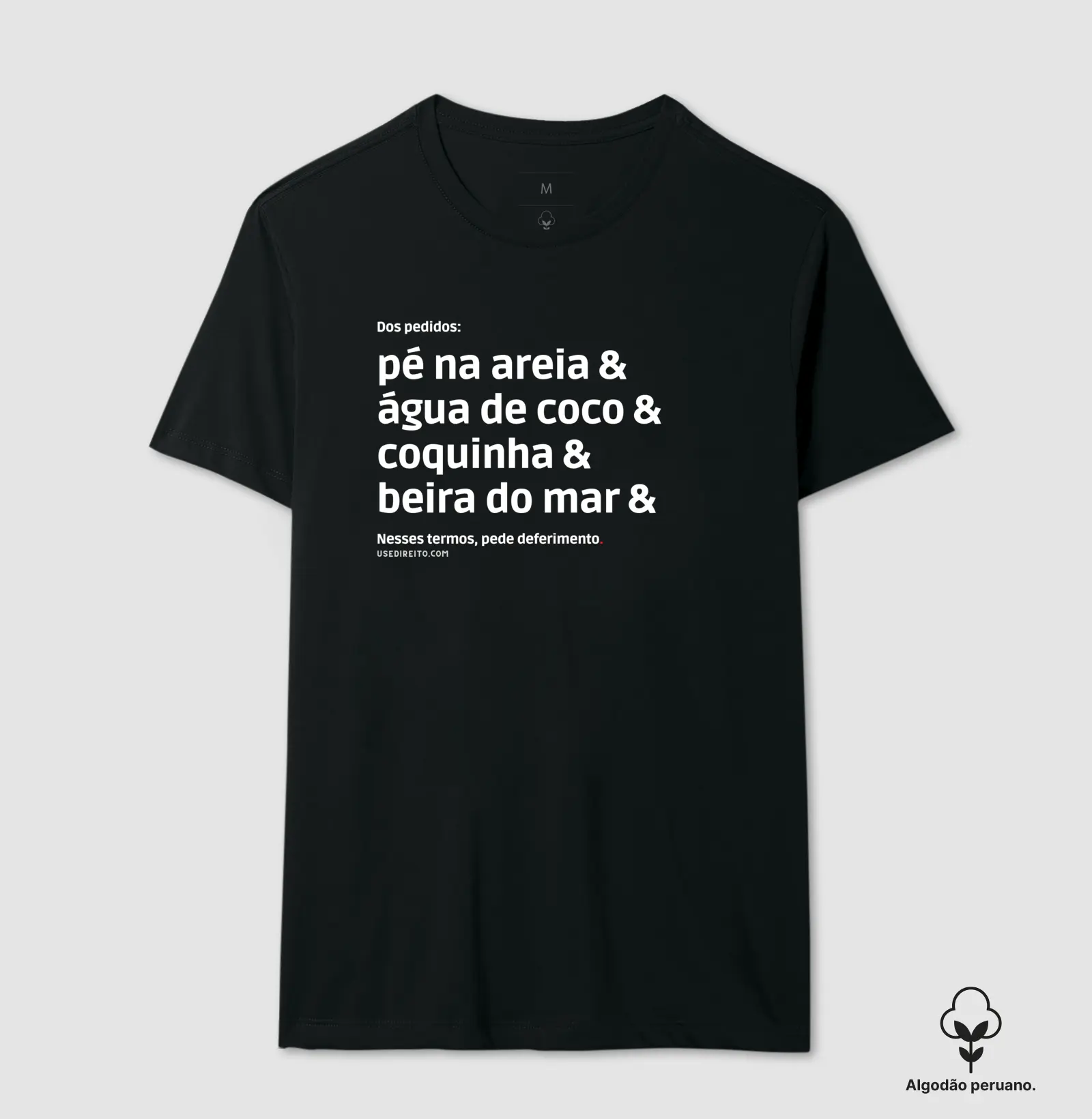 Coquinha (Adulto) - Camiseta Premium de Algodão Peruano