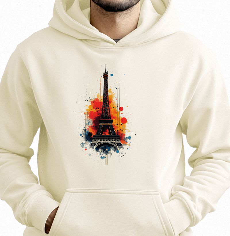 Hoodie Torre Aquarela