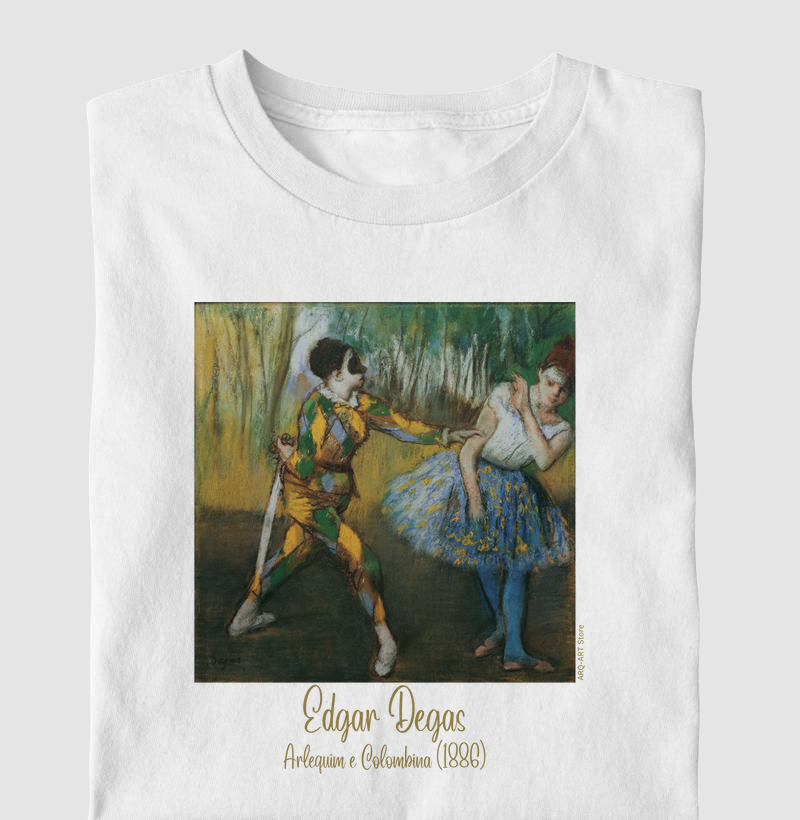 Arlequim e Colombina de Edgar Degas