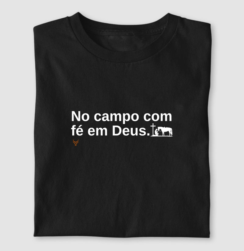 No campo com Fé em Deus 