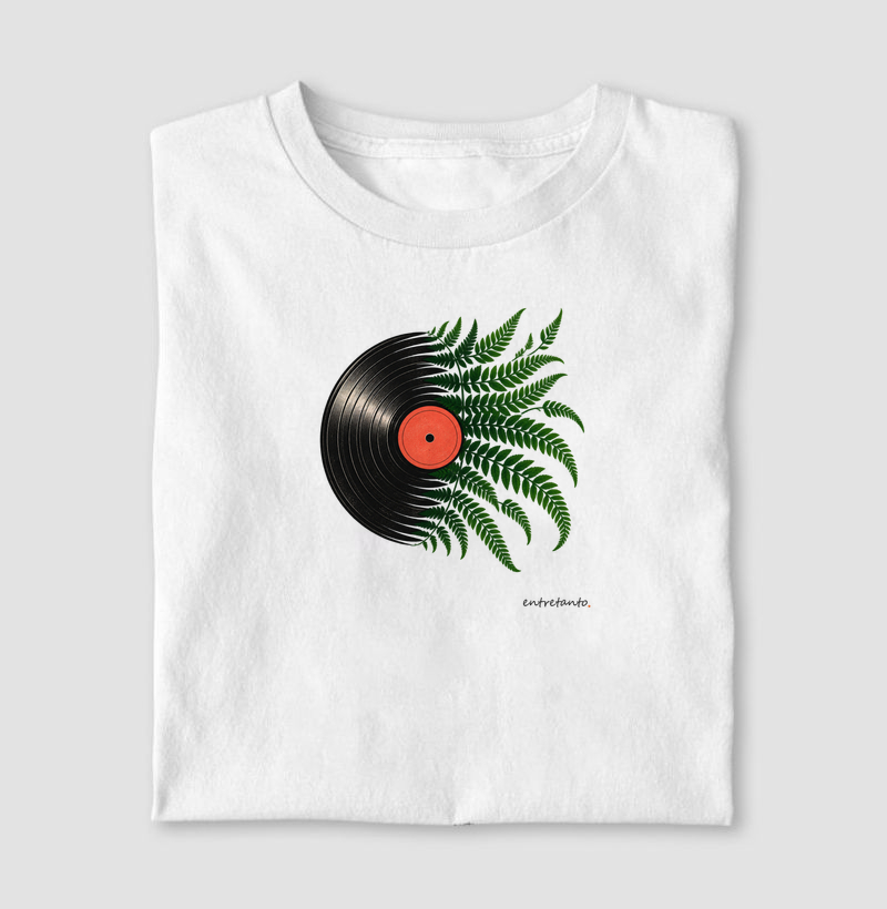Camiseta Disco Botânico 