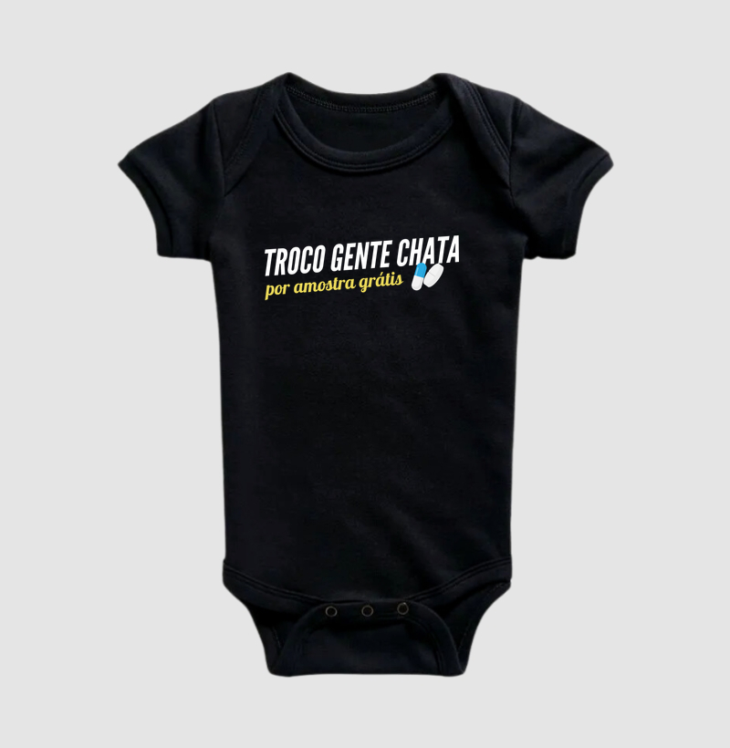 Troco gente chata por amostra grátis 