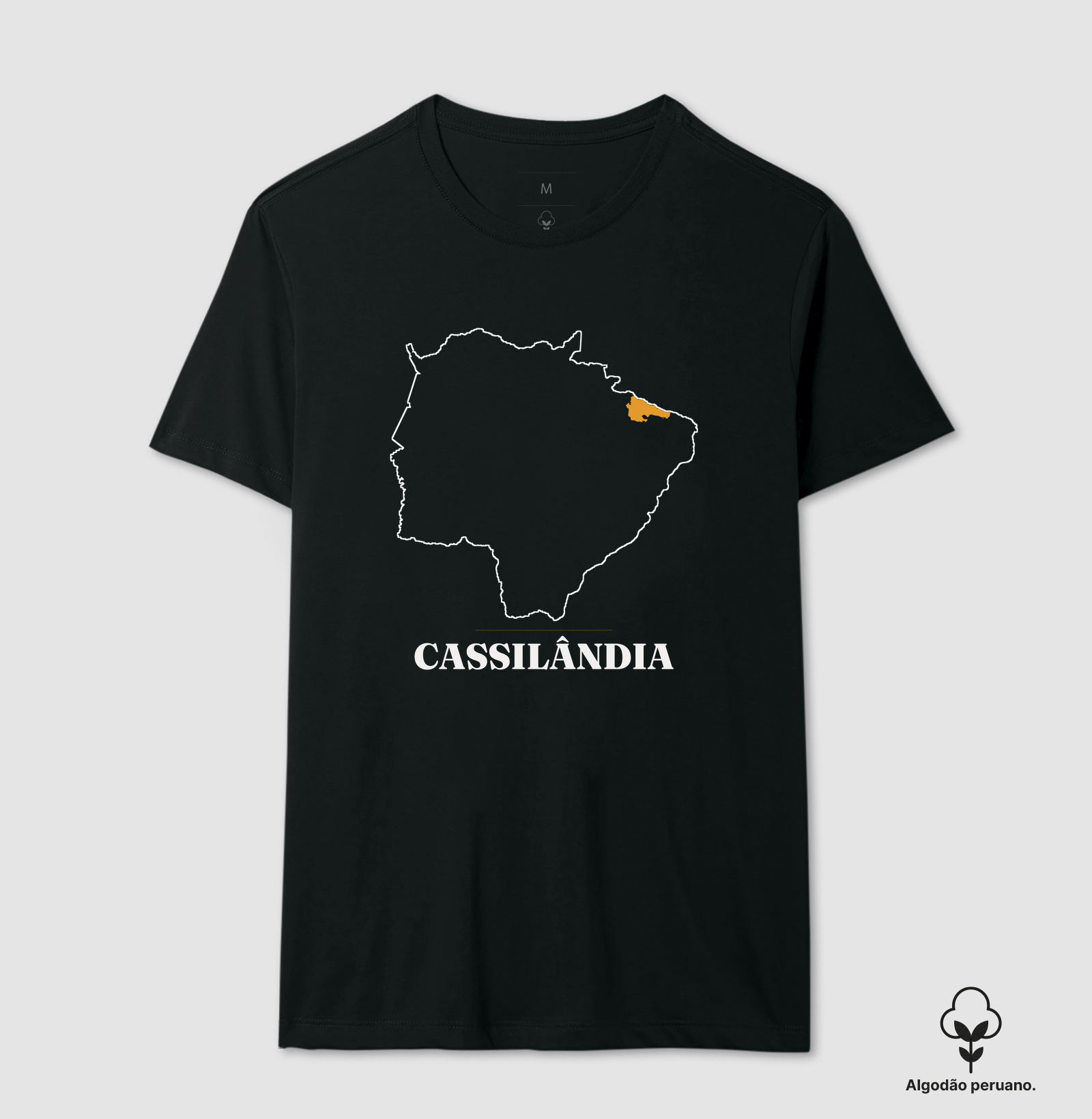 Cassilândia | Traço MS - Camiseta Algodão Peruano