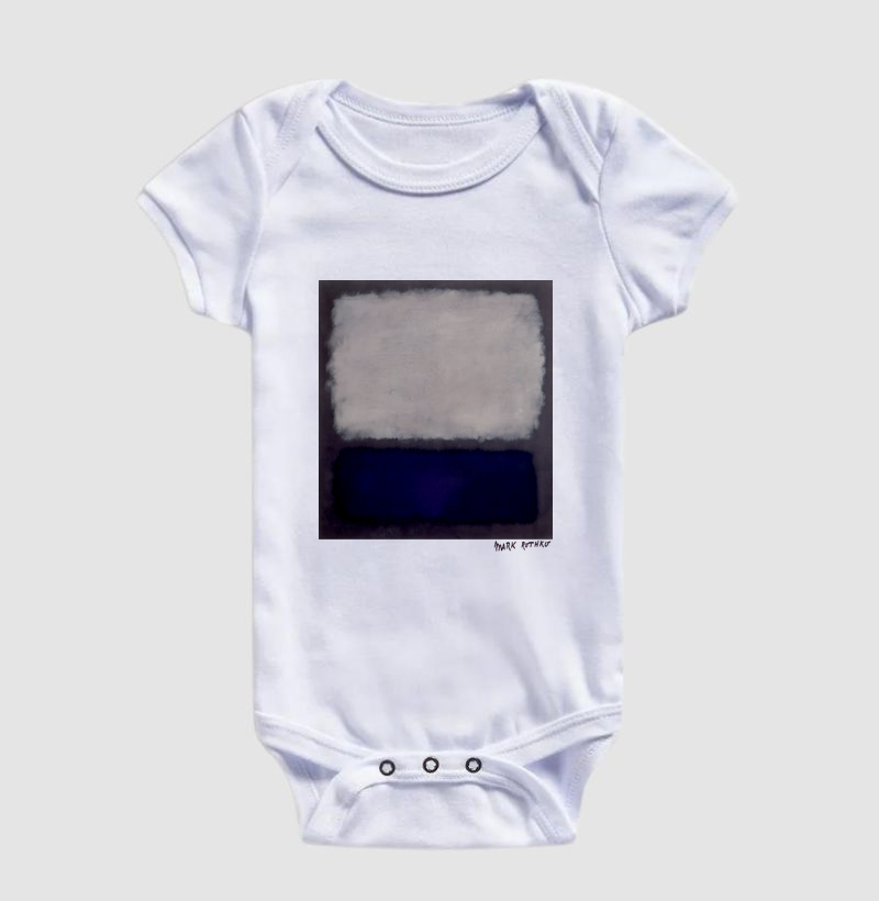Blue and Gray - Rothko - Body Infantil