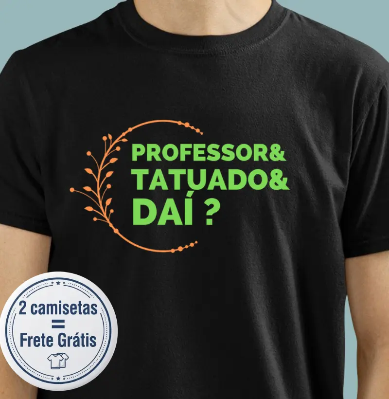 Camiseta Premium Professor/Pedagogo