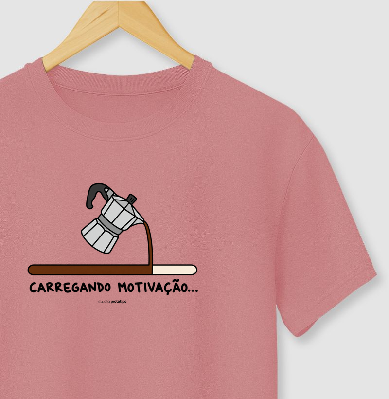 Camiseta Carregando Motivação