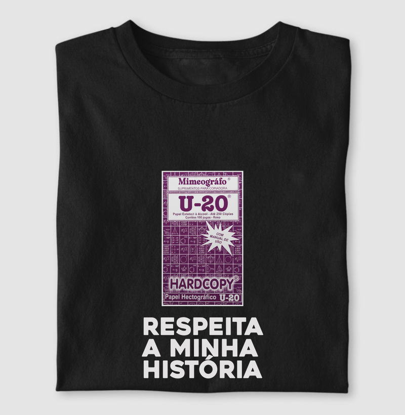 Respeita minha história - Estêncil