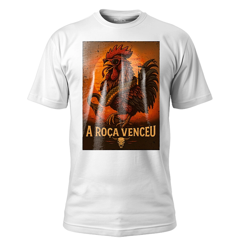 Camiseta Country A Roça Venceu Magnata556