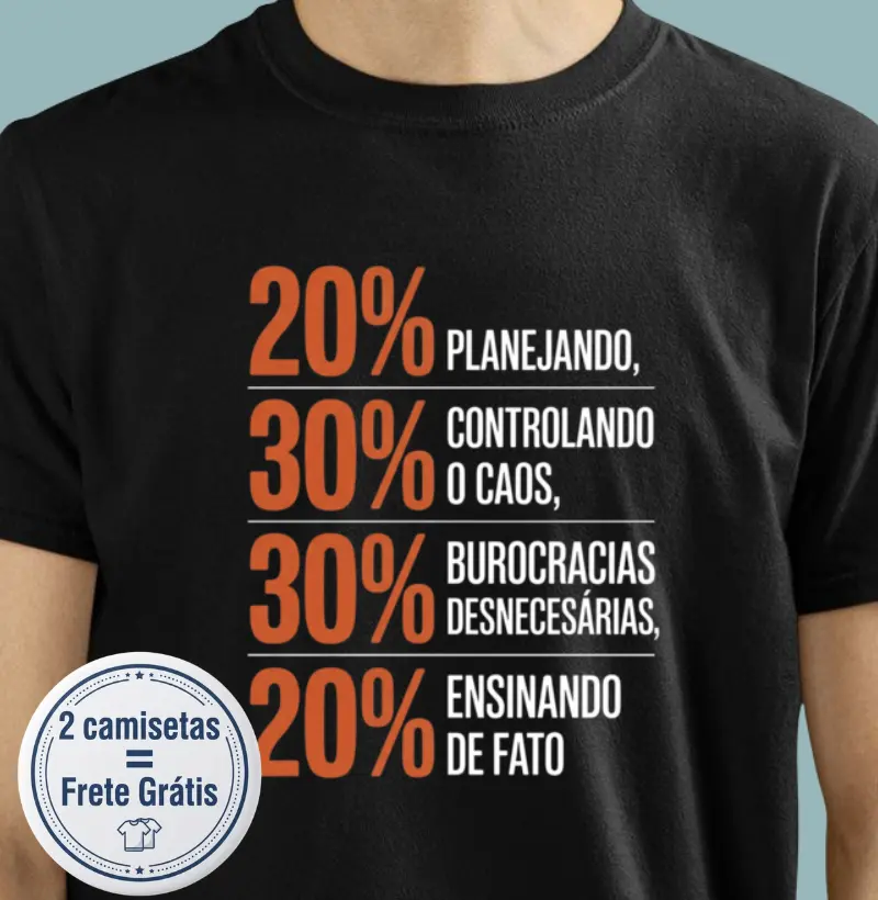 Camiseta Premium Professor/Pedagogo