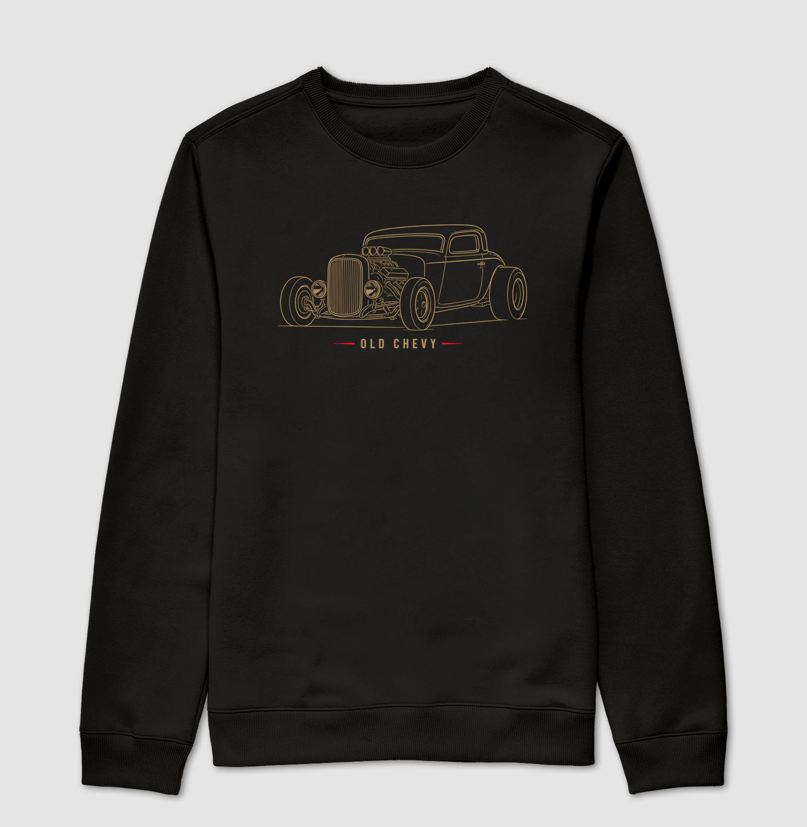 Hot Rodder  | Fine Lines - Old Chevy