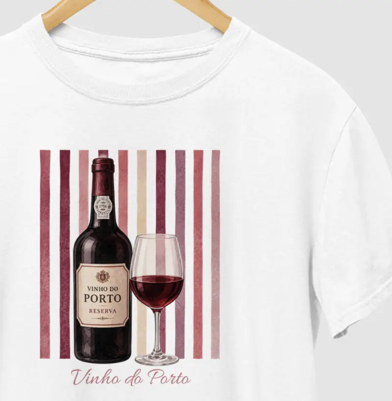 Vinho do Porto em aquarela