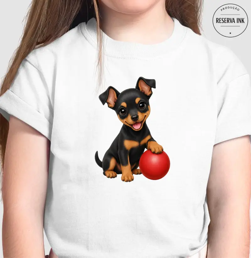 Pinscher Preto - Desenho Animado