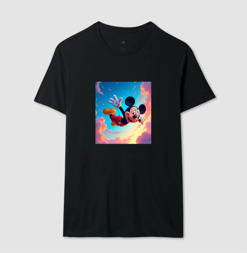 Mickey nas nuvens