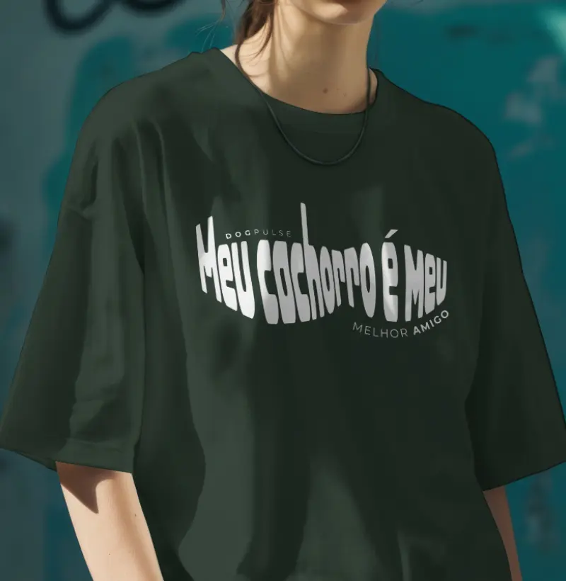 Camiseta Meu Cachorro é Meu Melhor Amigo Dog Pulse