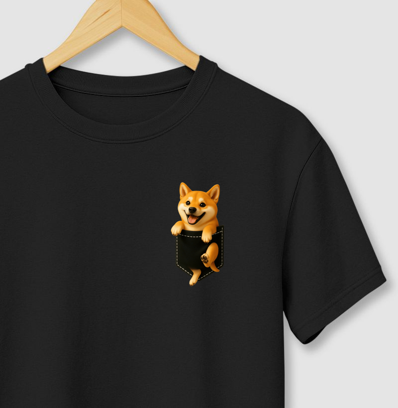 Pocket Black Shiba Inu