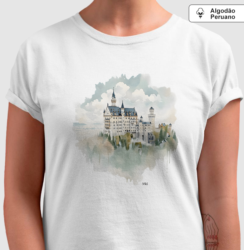 Camiseta Algodão Peruano - Castelo dos Sonhos 