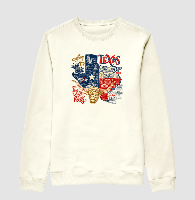 Don't Mess With Texas - Suéter Moletom