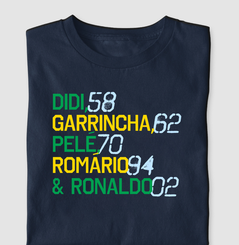 Didi, Garrincha, Pelé, Romário & Ronaldo