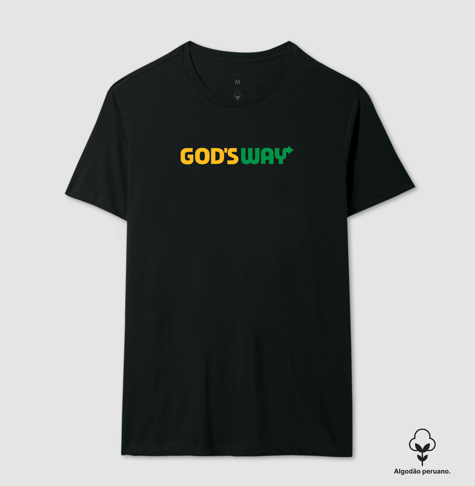 God's Way - Camiseta Algodão Peruano