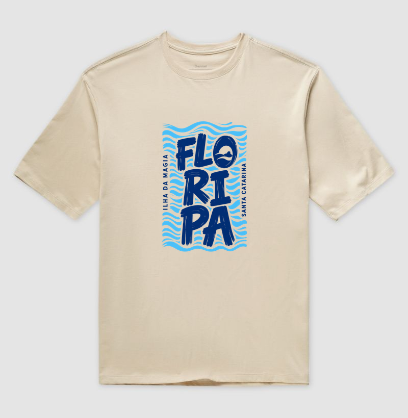 Camiseta Oversized Floripa – Florianópolis SC - Camiseta Oversized