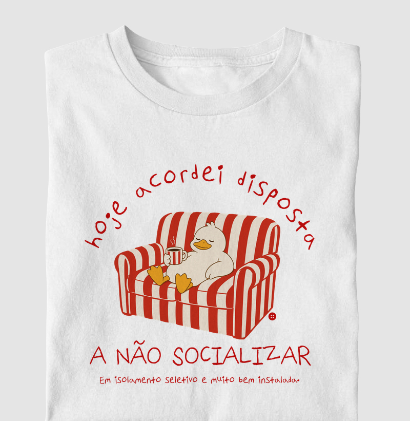 ACORDEI DISPOSTA A NÃO SOCIALIZAR