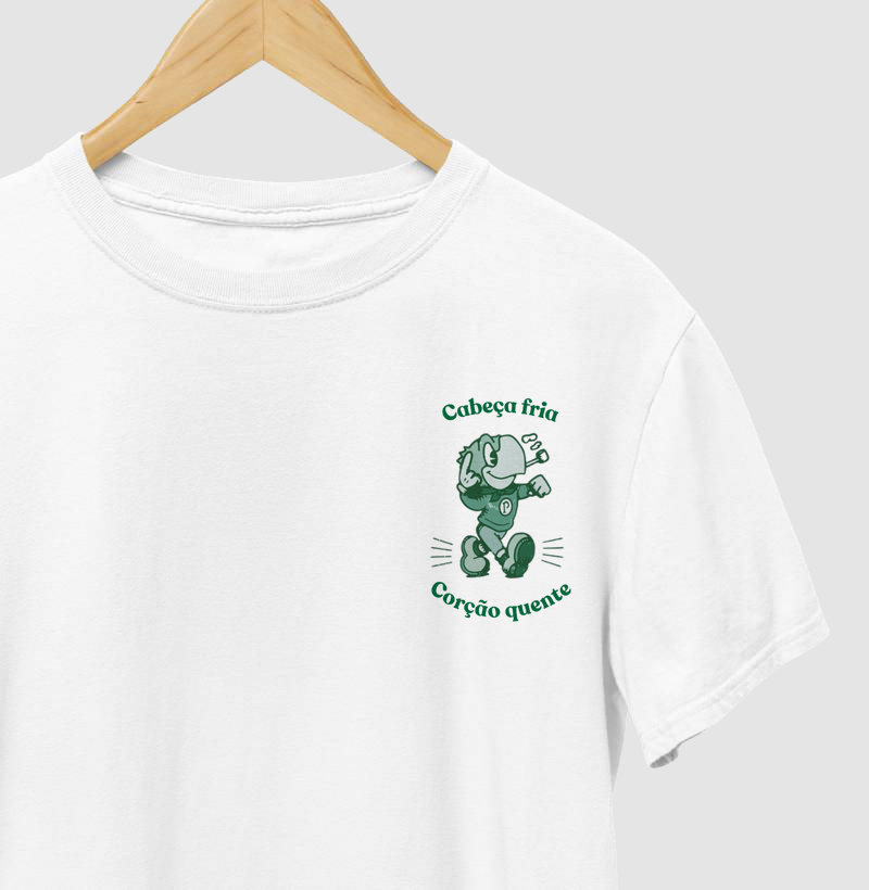 Camiseta - Cabeça fria, coração quente