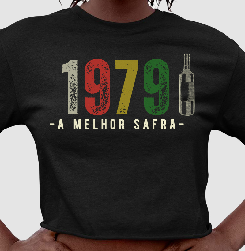 Camiseta Cropped A Melhor Safra 1979