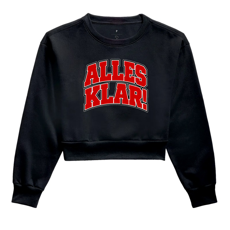 Alles Klar! - Cropped Moletom