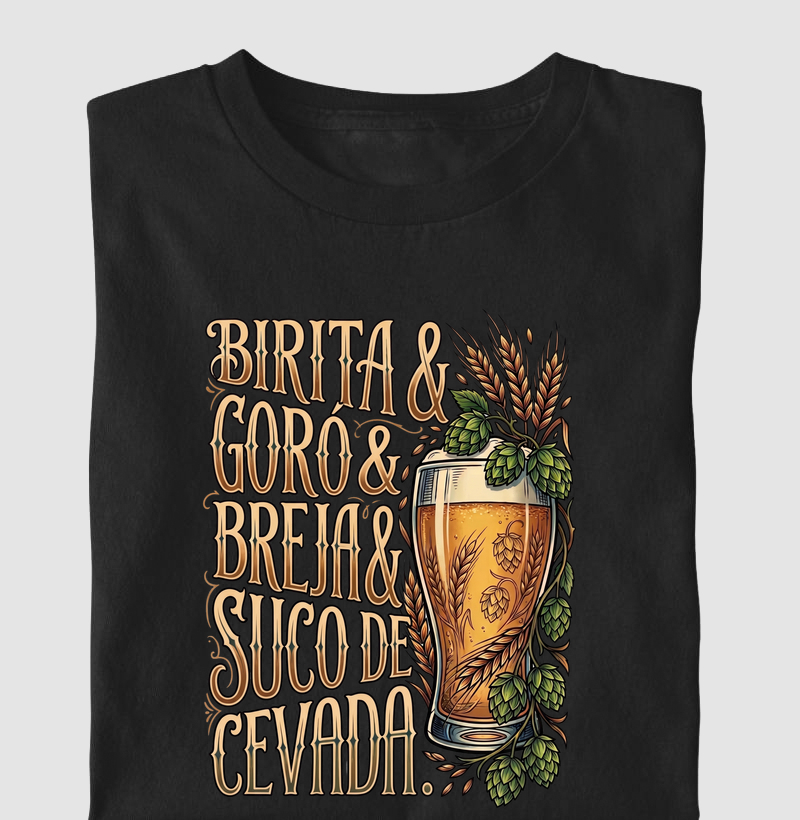 Camiseta Dicionário do Cervejeiro: Birita, Goró & Breja