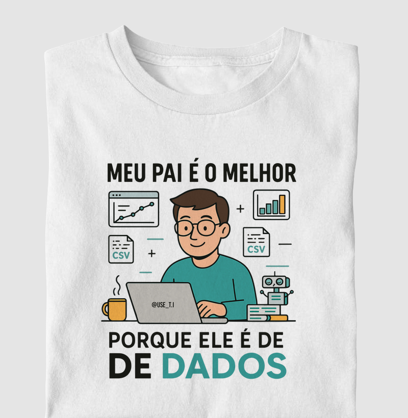 "Meu pai é o melhor porque ele é de Dados  I" T.I