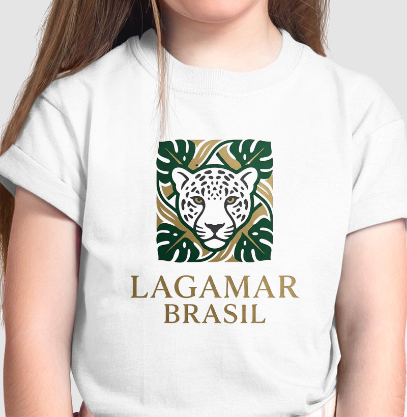Camiseta Infantil Onça Pintada