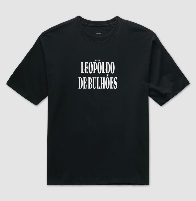Leopoldo de Bulhões | Tipografia GO - Camiseta Oversized