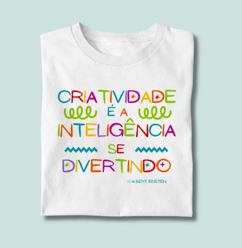 Camiseta Criatividade | Lançamento