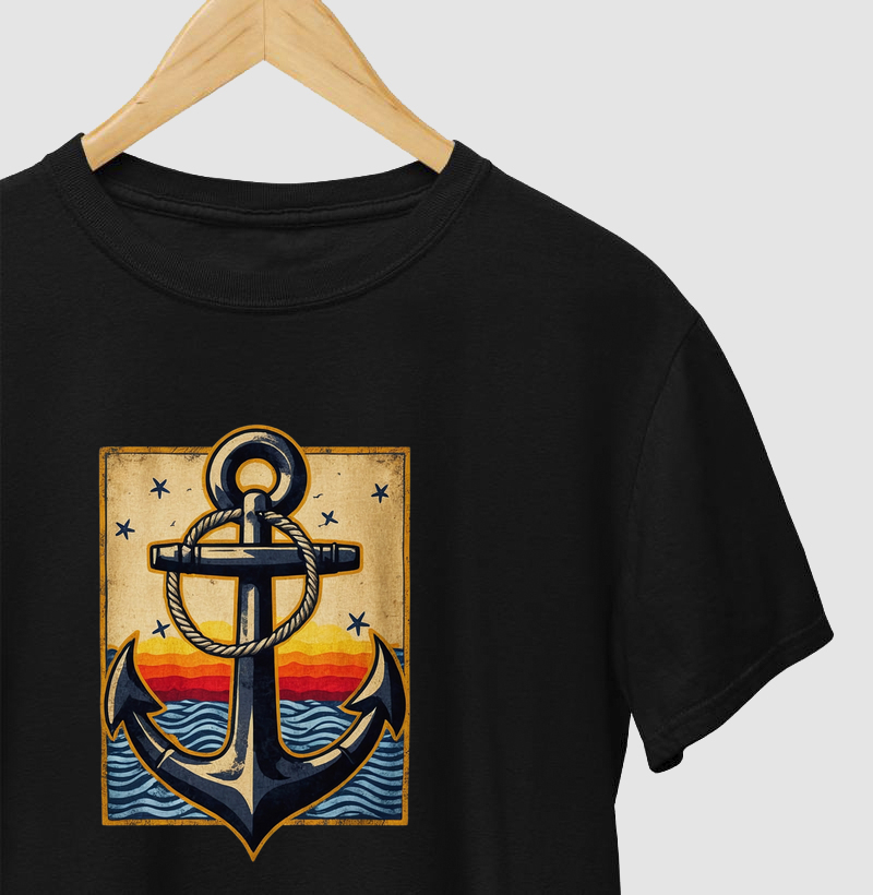 Âncora colorida - Algodão 30.1 