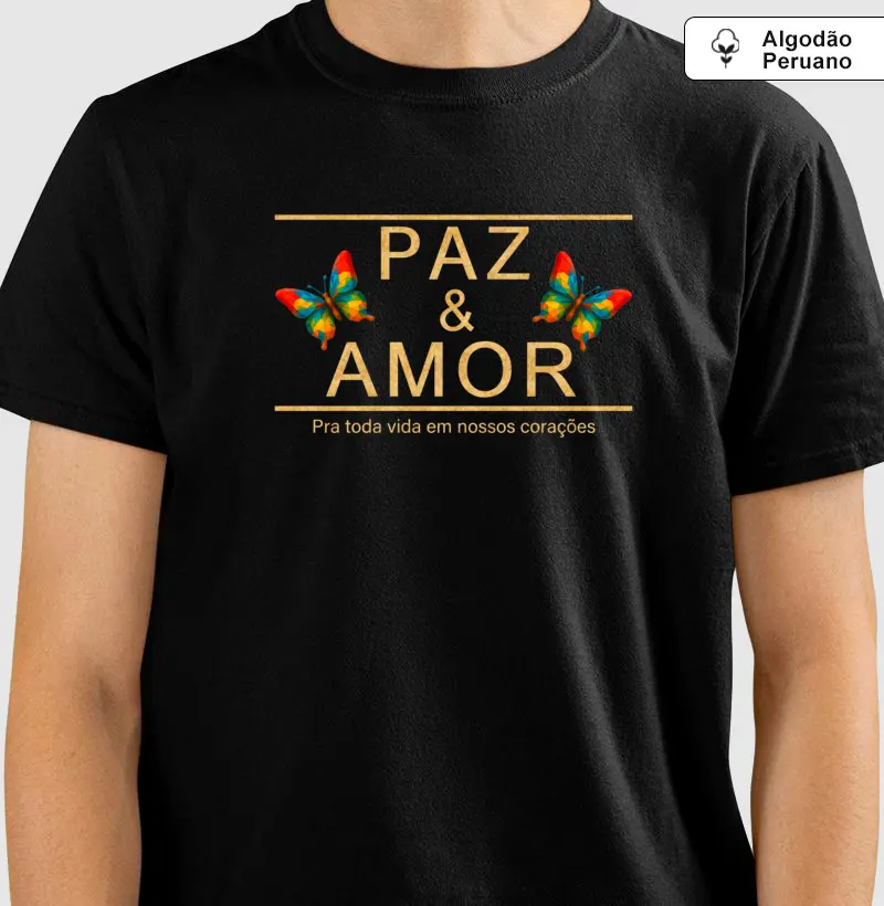 Paz • Amor (algodão peruano)