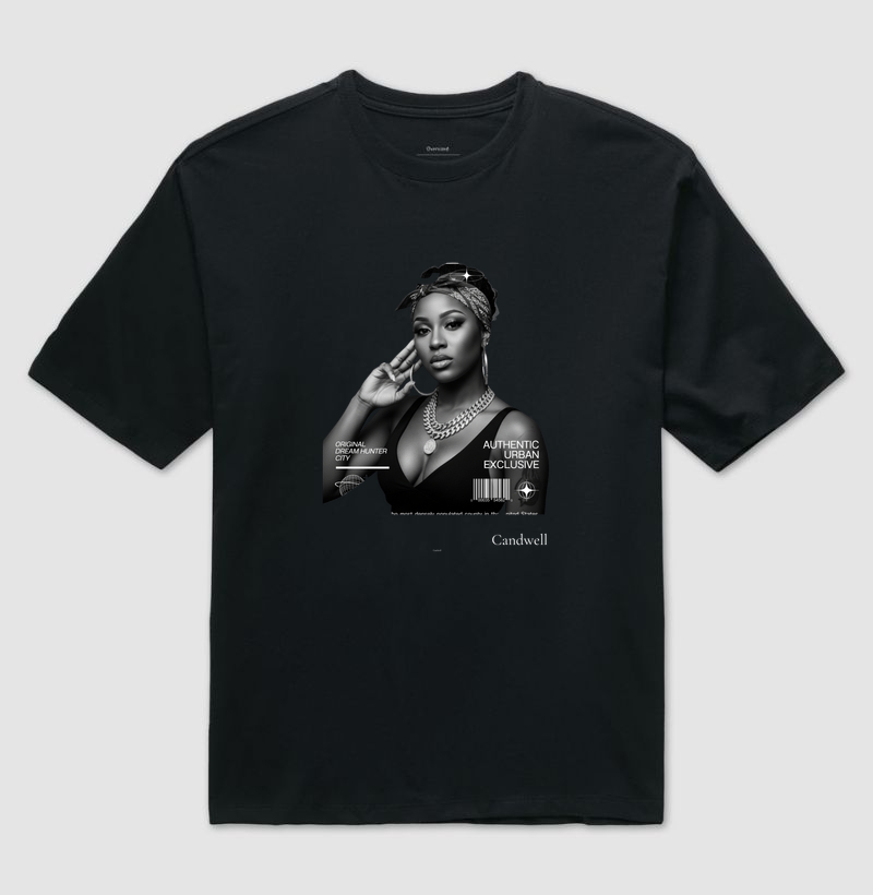 Camiseta Oversized Candwell Urban Muse