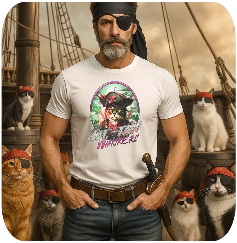 GATO PIRATA - Cor & Luz