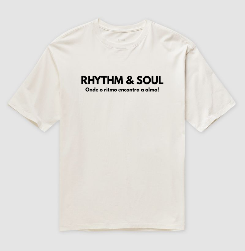 Camiseta Oversized- Rhythm & Soul