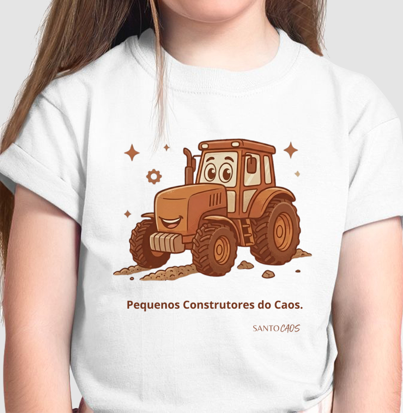 Camiseta Infantil Carregador de Diversão