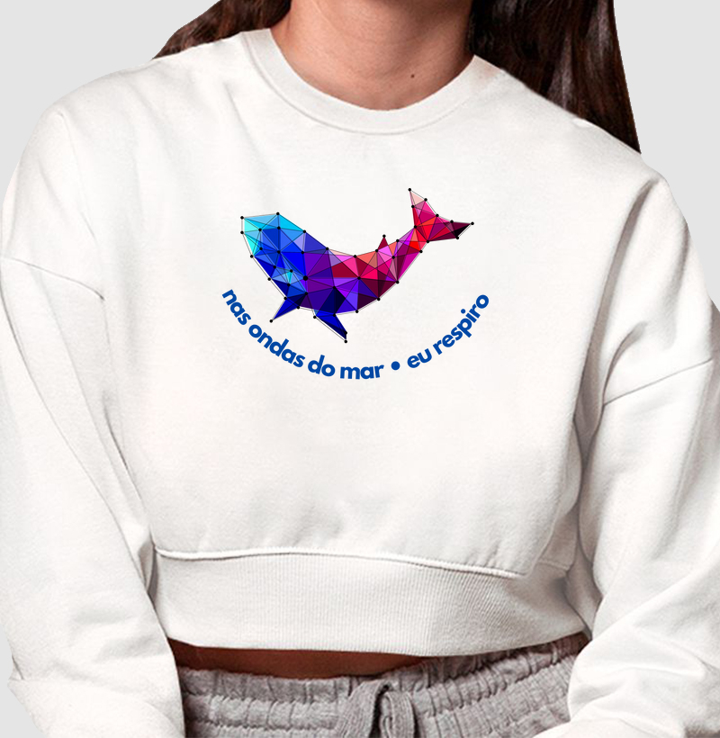 Baleia nas ondas do mar eu respiro