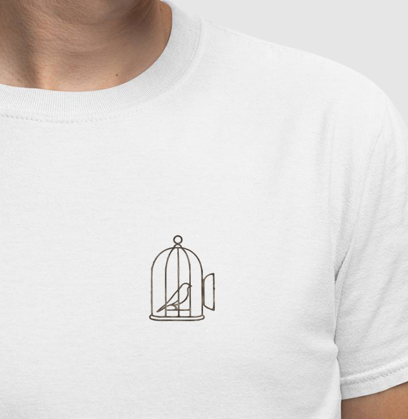 Pássaro na gaiola - Camiseta