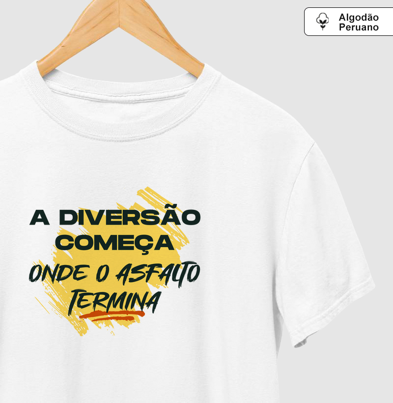 A diversão começa onde o asfalto termina