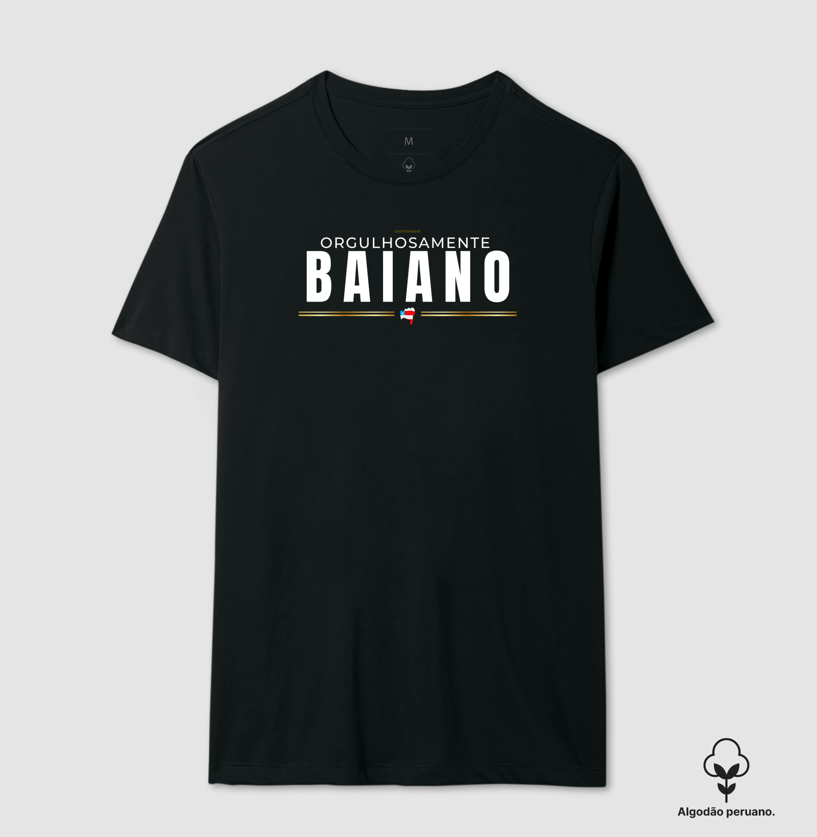 Camiseta Orgulho Baiano | OxenteWear - Camiseta Algodão Peruano