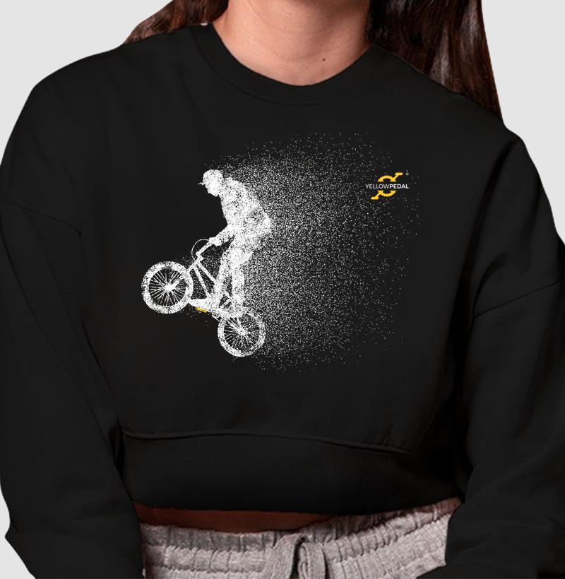 MOLETOM CROPPED YELLOWPEDAL BMX STYLE