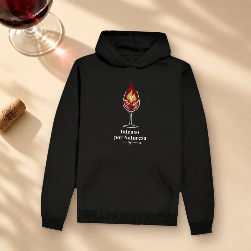 Hoodie Moletom Áries, Intenso por Natureza - Hoodie Moletom