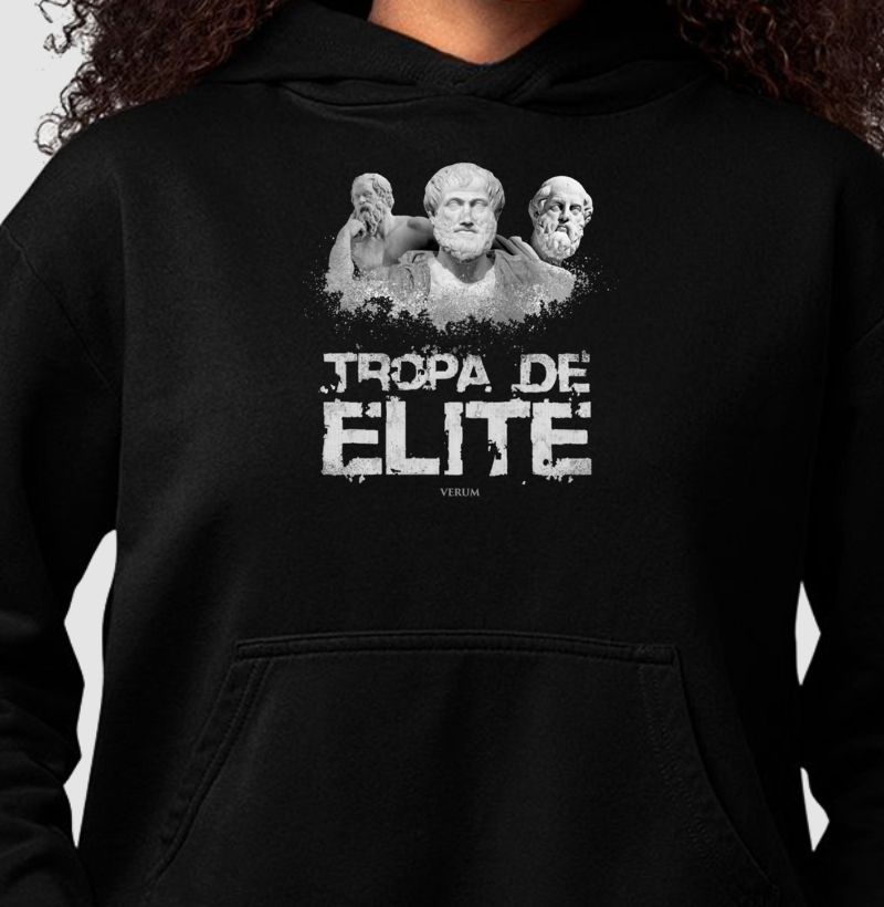 Moletom capuz Elite dos filósofos