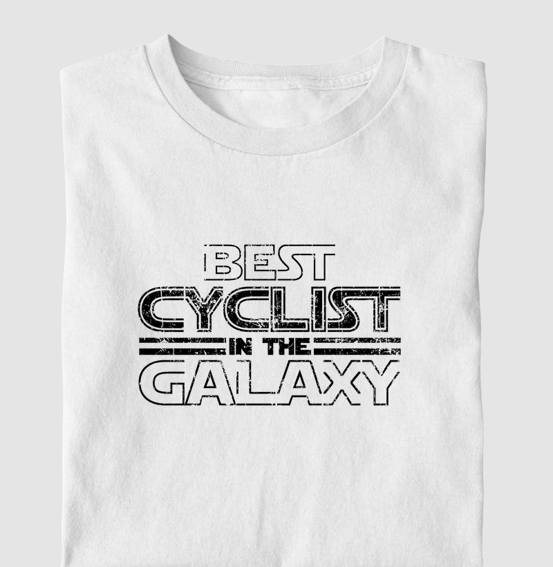 Camiseta Best Cyclist In The Galaxy - GoodTrail Branca